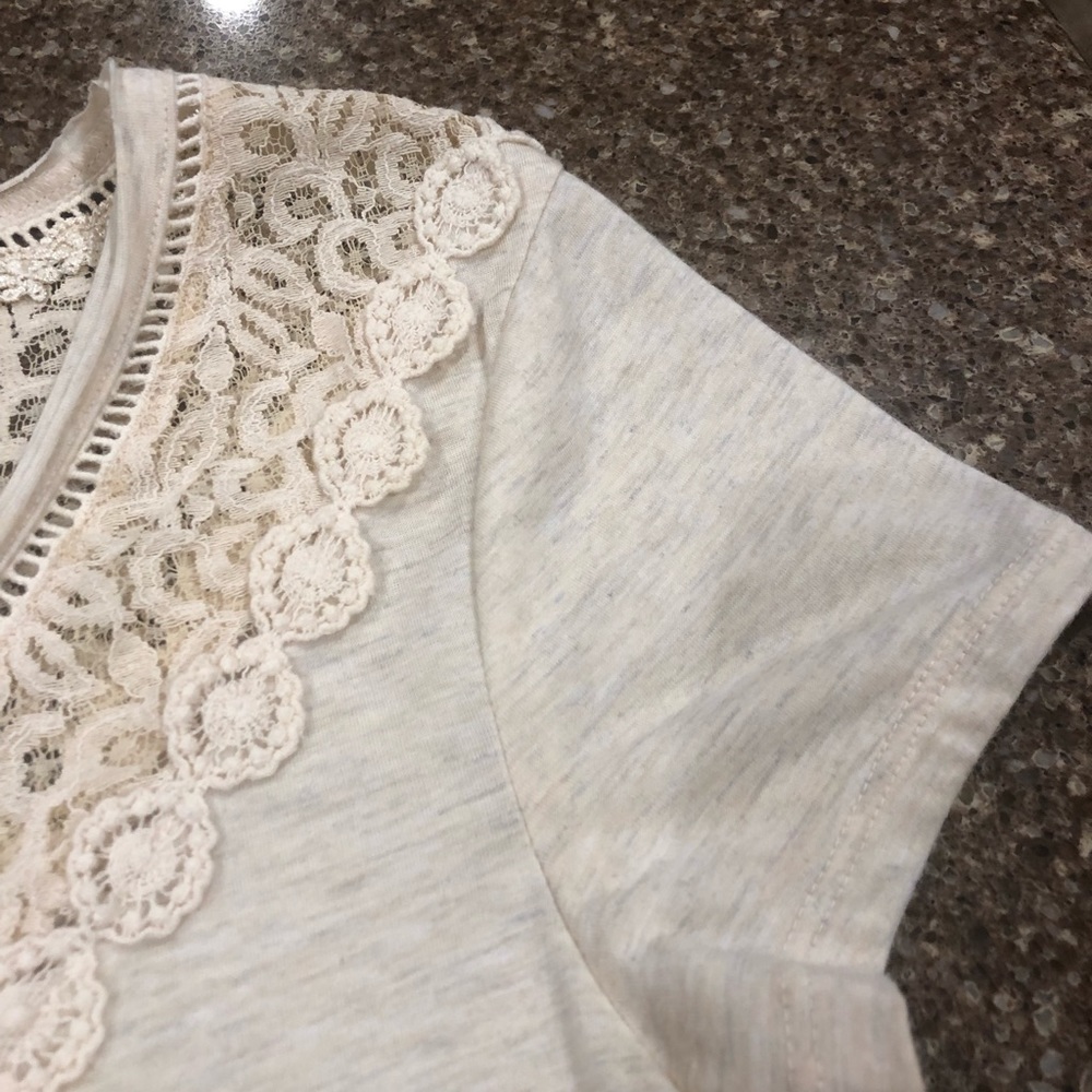 American Rag Lace Trim Top Size Small - Picture 5 of 12